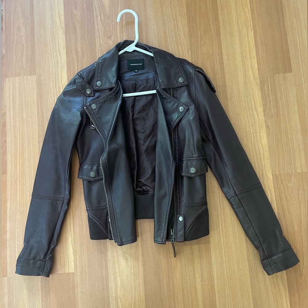 Women’s pleather jacket